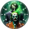 joker vs old joker faces of chaos 8t wall clock