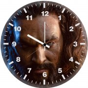 aquaman justice league comic character art vq wall clock