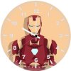 iron man minimal 0n wall clock