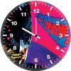 batman painting art 10 wall clock