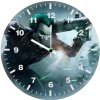 joker with missle x9 wall clock