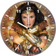 wonder woman amazonian grace th wall clock
