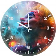 shadowed fury joker xj wall clock
