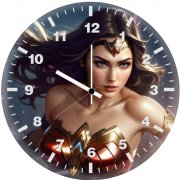 amazonian might wonder woman 8g wall clock