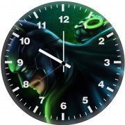 batman gotham protector art qj wall clock