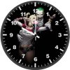 harley quinn and joker dance vv wall clock