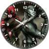 deadpool and snake eyes 8g wall clock