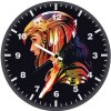 wonder woman dark minimal 9r wall clock