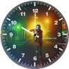 joker on the run 3o wall clock