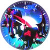 the future is bright 0u wall clock