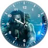 art aquaman and mera j7 wall clock