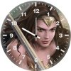 wonder woman warrior art z6 wall clock