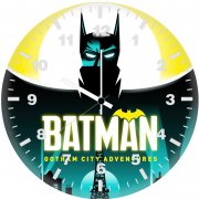 batman gotham city adventures v3 wall clock