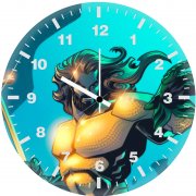 aquaman movie art 39 wall clock