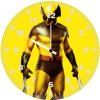 wolverine yellow costume pu wall clock