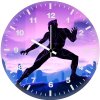 black panther jf wall clock