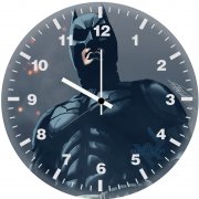 batman digital paint art ar wall clock