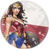 wonder woman cartoon minimal art rd wall clock