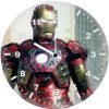 iron man in new york qm wall clock