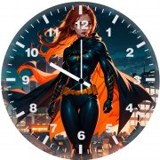 batgirl watch from the rooftop 69 wall clock