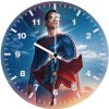 superman dawn of strength lg wall clock