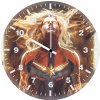 captain marvel bosslogic art v1 wall clock
