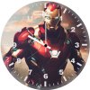 the iron man poster ox wall clock