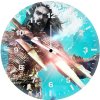 aquaman hero 8t wall clock