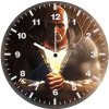 black adam art ny wall clock