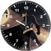 batman gotham alert ey wall clock