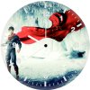 man of steel cape flying zx wall clock