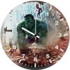 hulk and spider man zq wall clock