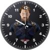 captain america lowpoly minimalism b0 wall clock
