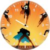 dc superheroes fan artwork 82 wall clock
