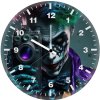 joker colorful with tattos and camera 9w wall clock