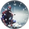 spiderman in rain 4e wall clock