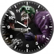 batman hands tied joker jr wall clock