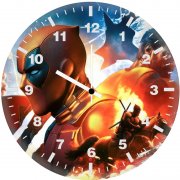 deadpool and wolverine the cheshire eh wall clock