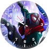 spiderman swinging 5d wall clock