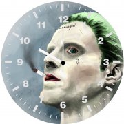 joker portrait 4z wall clock