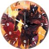 batman and robin running 18 wall clock