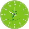 green arrow minimalism hd id wall clock