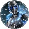 black zoom flash injustice lt wall clock