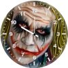 joker closeup artwork el wall clock