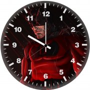 batdevil digital art o5 wall clock