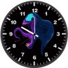venom minimalist art bt wall clock