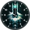batman dc comics minimalism artwork im wall clock