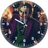 heath ledger joker cosplay burning buildings a8 wall clock