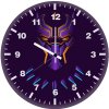 4kblack panther art 96 wall clock
