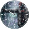red hood shotting in rain 95 wall clock